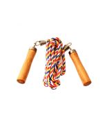 Jump Rope FUN - Corda al salto colorata manici in legno 275cm