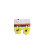 Coppia di ruote gialle per Skateboard con tavola in polipropilene/ABS NEXTREME