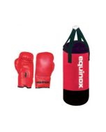 Set boxe junior sacco boxe da 3 kg con guanti 4 oz EQUINOX