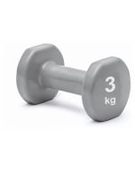 Manubrio in acciao ricoperto di vinile Enerfit 3 kg grigio