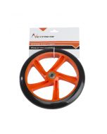 Ruota nero-arancio diametro 200 mm in Pvc con cuscinetti Abec7 per Monopattini Nextreme Cod. GRG-112