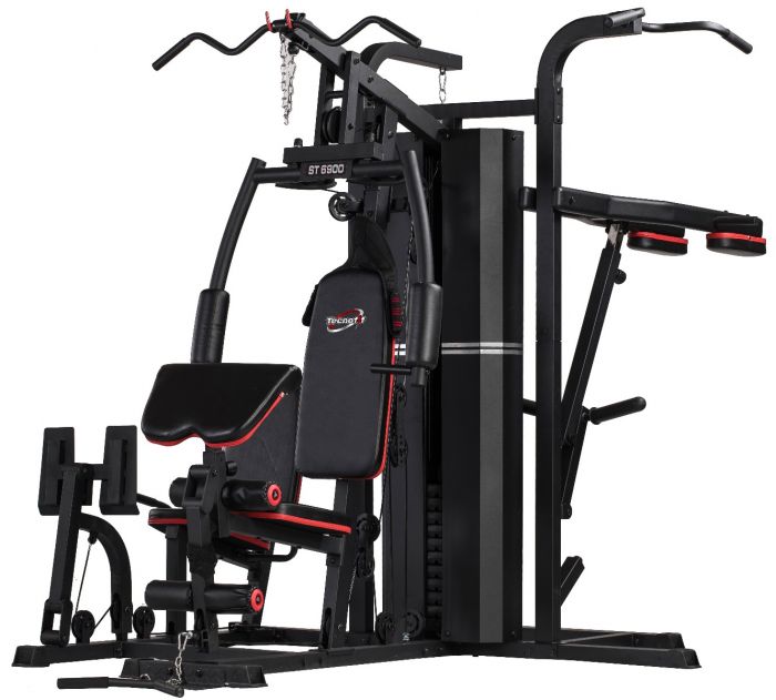 palestra multifunzione 4 stazioni st 6900 professional con 95 kg pacco pesi