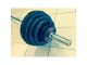 110 kg Olympic Barbell Set Kit pesi 50 mm con Bilanciere 220 cm portata 150 kg Cod. 3handkit110kg50mm