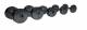 Manubrio tondo in carbonio 28 kg Legion Cod. LG01153