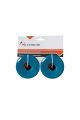 Coppia di ruote azzurre da 70x50 mm Pu con cuscinetti Abec7 per Longboard Drop Pacific Nextreme Cod. GRG-130
