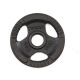 Disco ghisa nera - 5 kg. tri grip DGN-TG5