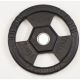Disco ghisa gommato - 10 kg. tri grip DGG-TG10