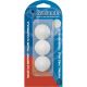 Blister di 3 palline bianche standard GARLANDO