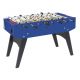 Calciobalilla F-20 blu con aste uscenti gambe pieghevoli GARLANDO