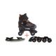 Pattini a rotelle trasformabili in pattini in linea e da ghiaccio 3 in 1 FLEXWHEEL arancio misura M (dal 34 al 37) NEXTREME