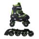 Pattini a rotelle trasformabili in pattini in linea 2 in 1 REVERSE Verde Lime taglia M NEXTREME