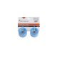 Coppia di ruote azzurre per Skateboard con tavola in polipropilene/ABS NEXTREME