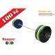 Kit Crossfit Olimpionico Dischi Bumper 100 kg con Barra 220 Cm portata 320 kg