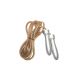 Corda da salto in pelle professionale con manopole light  in alluminio    AHF-089