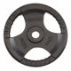 Disco ghisa nera - 25 kg. tri grip DGN-TG25