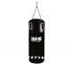 Sacco Boxe Leather Pro Vuoto 20-30-40 kg in Ecopelle 110x40 cm Colore Nero TecnoFit Cod. SB110x40