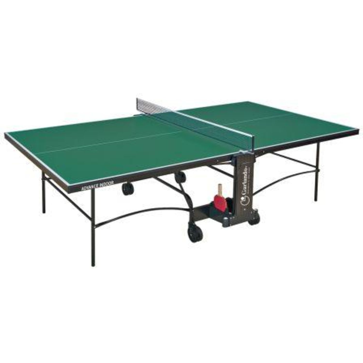 Tavolo ping pong Advance Indoor con ruote - piano verde - per interno GARLANDO